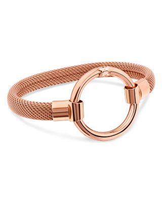 TOUS - 18K Rose Gold-Plated Sterling Silver Hold Mesh Cuff Bracelet
