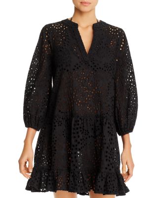 eyelet swim cover up