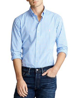 Ralph lauren classic fit gingham shirt best sale