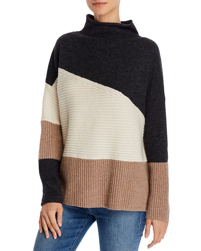 FRENCH CONNECTION Color-Block Sweater Bloomingdale's