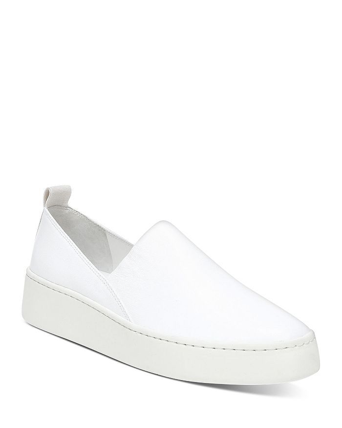 Vince Women's Saxon 2 Slip On Platform Sneakers In Optic White | ModeSens