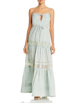 eyelet maxi dress