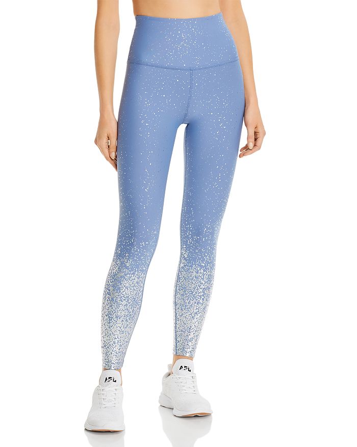 Beyond Yoga Alloy Ombre High Waisted Midi Legging In Tinted Rose