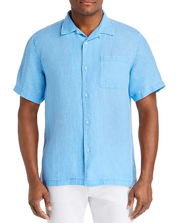 Tommy Bahama Sea Glass Camp Regular Fit Short-Sleeve Linen Shirt ...