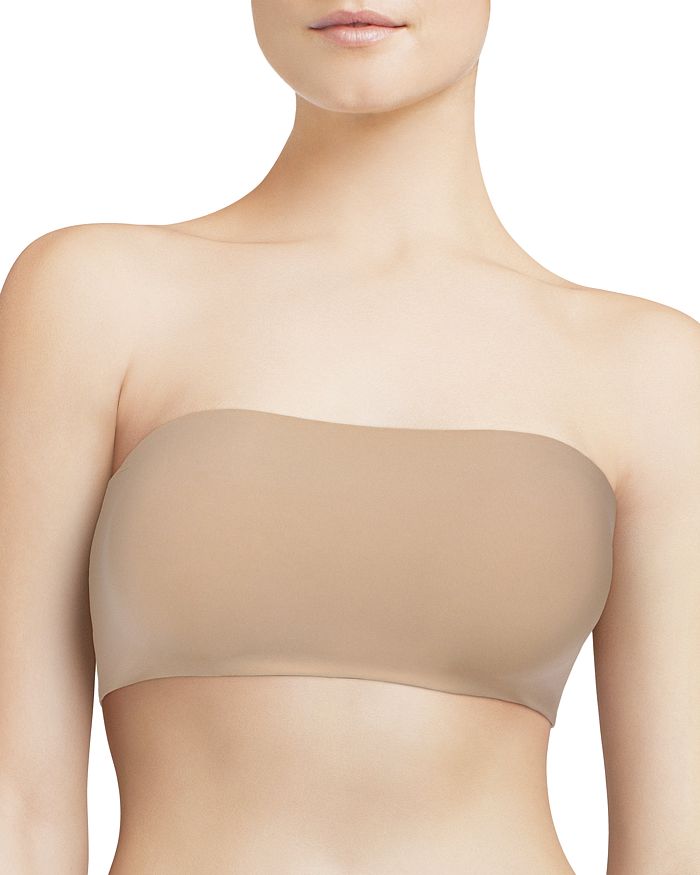 Shop Chantelle Soft Stretch Padded Bandeau Bra In Ultra Nude