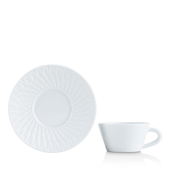 Shop Bernardaud Twist White Collection Tea Cup