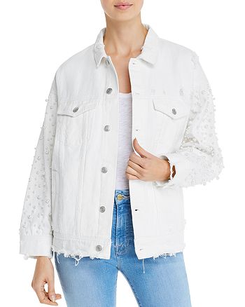 Sunset & Spring Embellished Denim Jacket - 100% Exclusive | Bloomingdale's