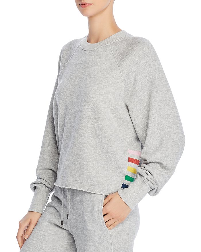 Sundry sale striped sweatshirt