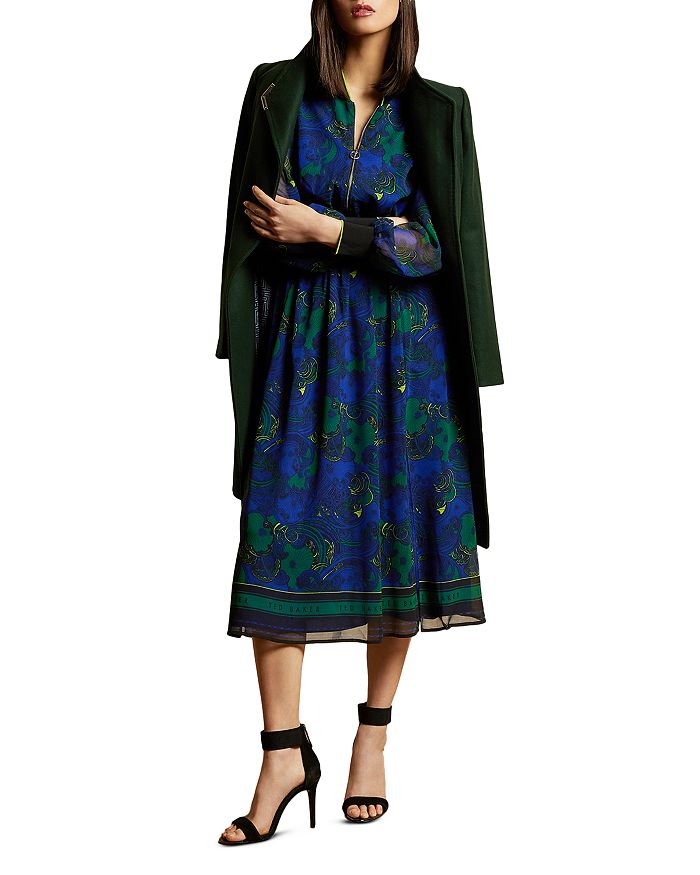 Ted baker zip front dress on sale