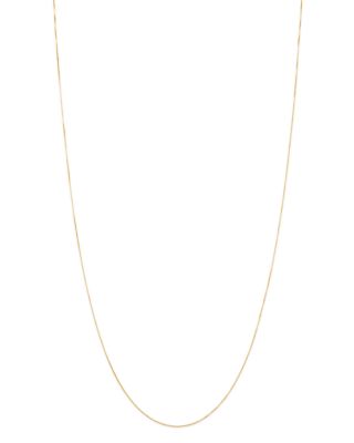 Bloomingdale's Fine Collection - Box Link Chain Necklace in 14K Yellow Gold, 0.55mm - Exclusive