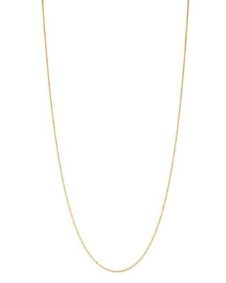 Bloomingdale's Bloomingdale's Twisted Criss Cross Link Chain Necklace in 14K Yellow Gold, 1.25mm - 100% Exclusive Jewelry & Accessories - Bloomingdale's