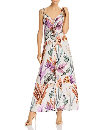 Atelier 1756 Varadero Cotton Floral Print Dress | Bloomingdale's