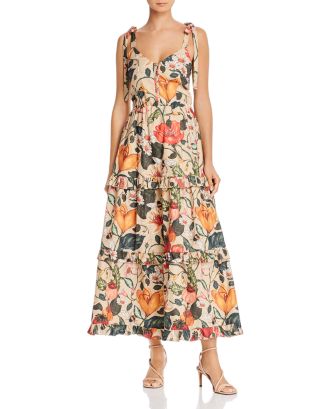 Atelier 1756 Moro Cotton Floral Print Dress | Bloomingdale's