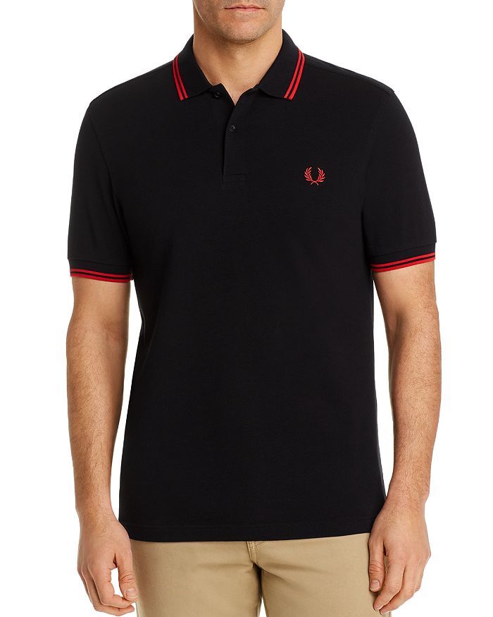 FRED PERRY TWIN TIPPED SLIM FIT POLO,M3600