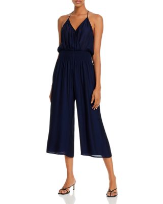 Parker Womens Tommi Flutter Sleeve V-Neck Cropped Jumpsuit
