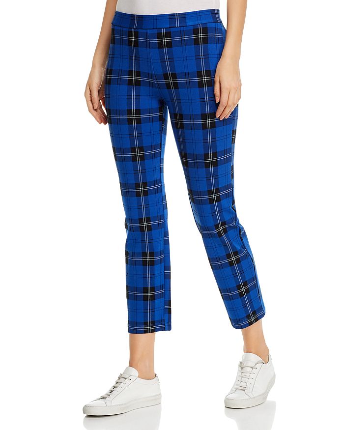 SANCTUARY CARNABY PLAID SKINNY ANKLE PANTS,CP0533T0A