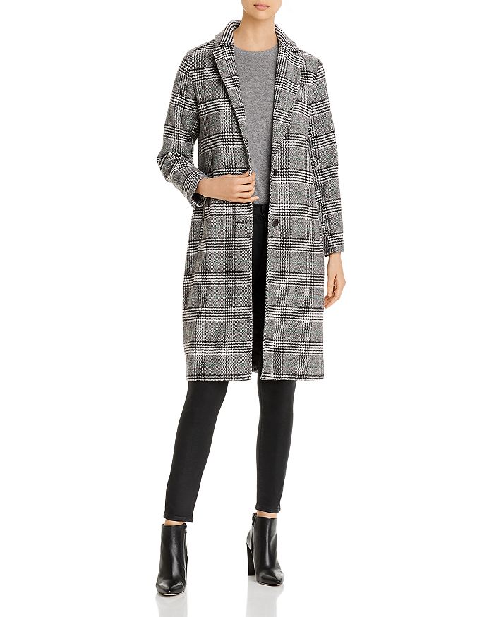 CUPCAKES AND CASHMERE CUPCAKES AND CASHMERE OXFORD PLAID COAT,CJ400263
