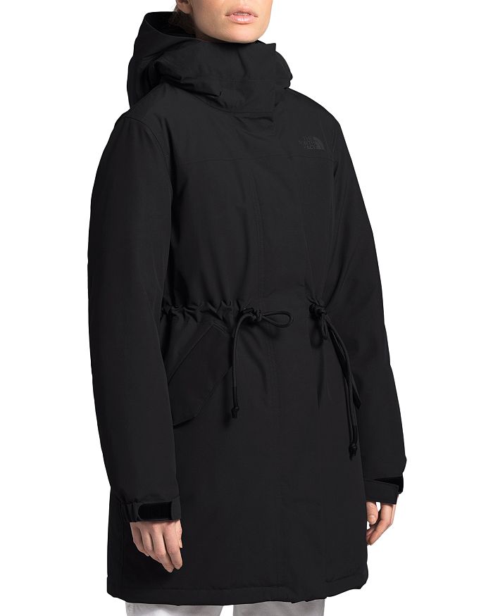 The North Face Metroview Waterproof Parka In Tnf Black