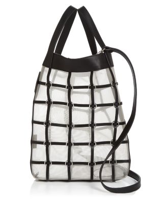 3.1 Phillip Lim Billie Mini Twisted Cage Leather Tote