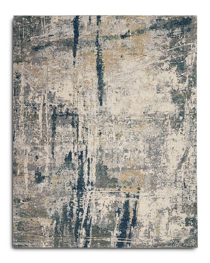 Nourison Artworks Atw05 Area Rug, 8'6 X 11'6 In Ivory/navy
