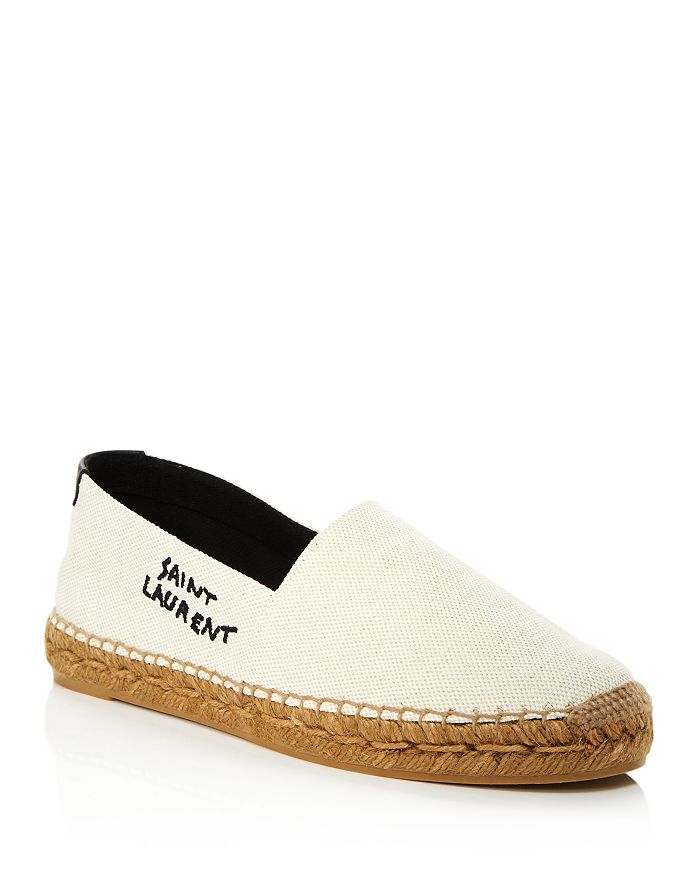 Pine Scully Abe Saint Laurent Women's Signature Espadrille Flats | Bloomingdale's