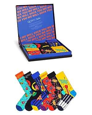 Happy Socks Queen Crew Socks Gift Box - Pack of 6