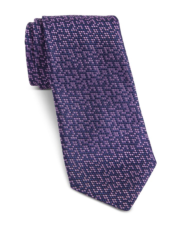 JOHN VARVATOS Black Textured Silk Tie
