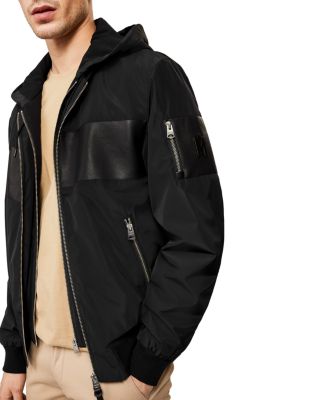 Mackage Mixed Media Hooded Jacket Shop 