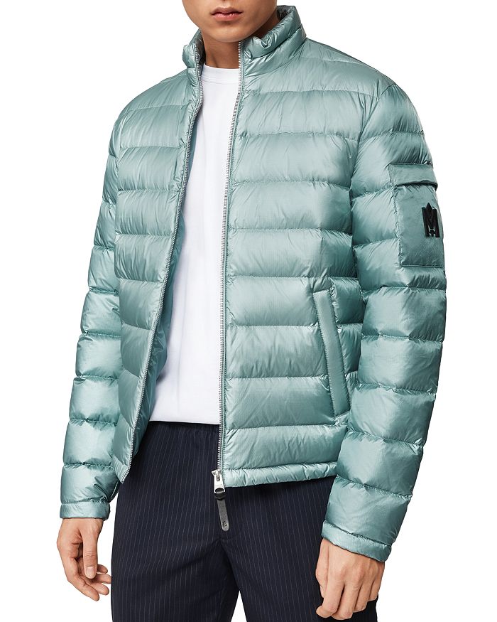 Mackage Channel-quilted Lightweight Jacket In Sky Blue