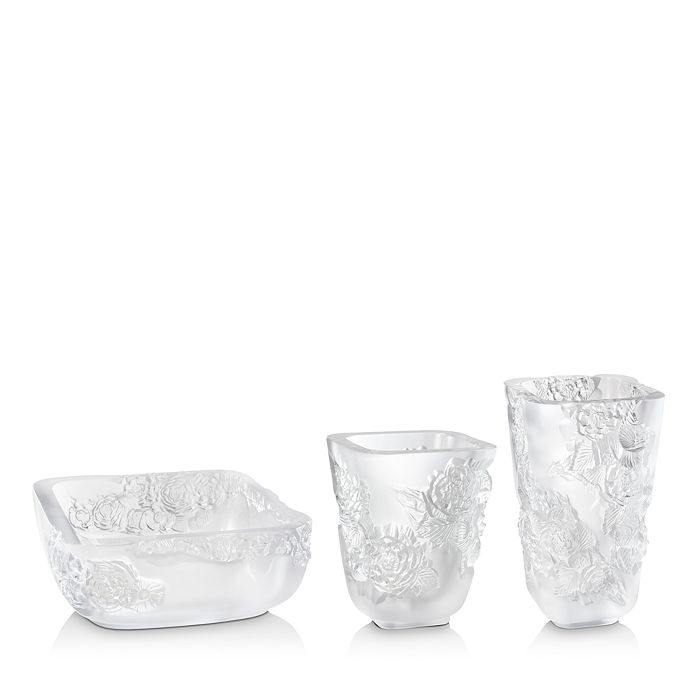 Lalique Pivoines Accent In Clear