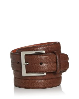 Canali - Men's Tumbled Leather Belt