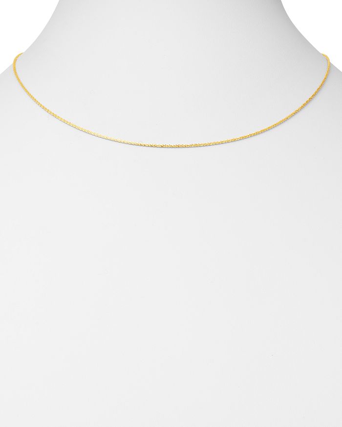 Shop Bloomingdale's Crossover Link Chain Necklace In 14k Yellow Gold, 18 - 100% Exclusive