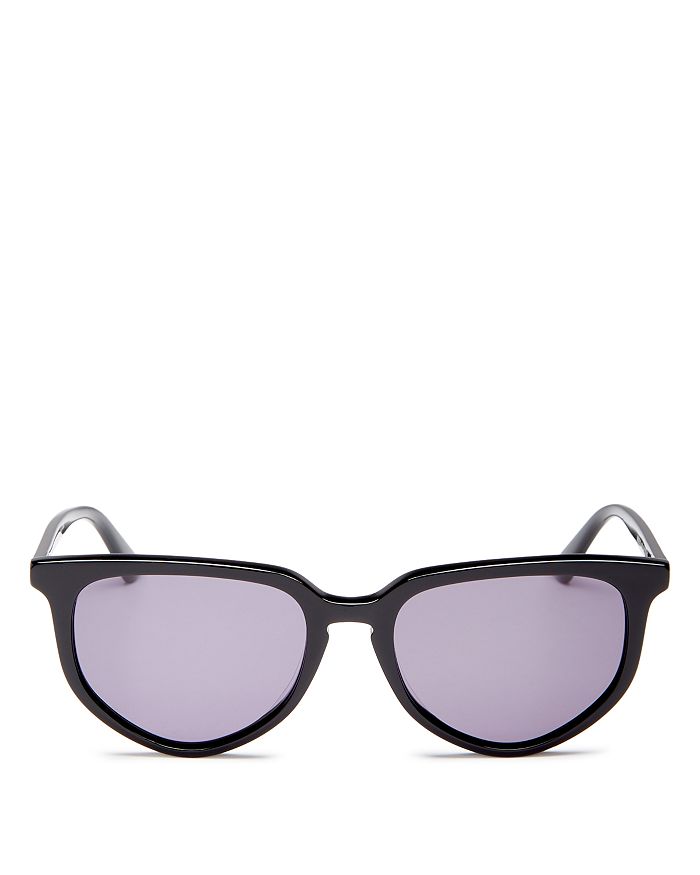 Mcq By Alexander Mcqueen Mcq Alexander Mcqueen Women's Square Sunglasses, 53mm In Black/smoke
