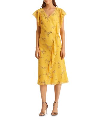 Ralph Lauren Floral Georgette Dress 