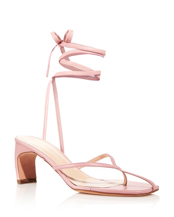 Elleme Women's Ficelle Slip On Strappy High-heel Sandals In Rosa Pink