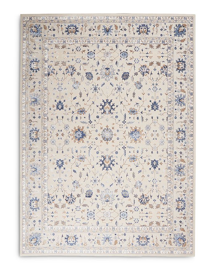Nourison Silky Textures Sly09 Area Rug, 7'10 X 10'6 In Ivory
