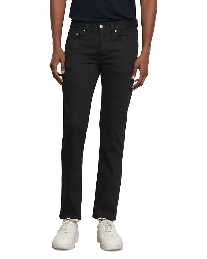 Sandro Slim Fit Jeans in Dark Black | Bloomingdale's