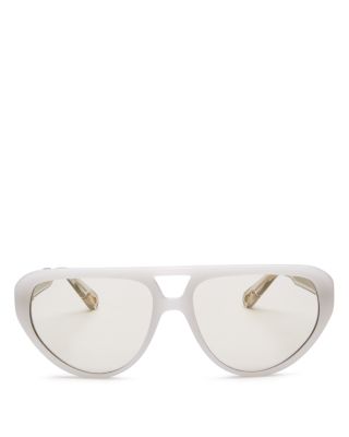 chloe aviator full rim 58mm sunglasses