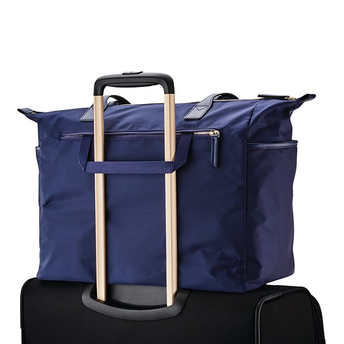 Shop Samsonite Mobile Solutions Deluxe Carryall Bag In Navy Blue
