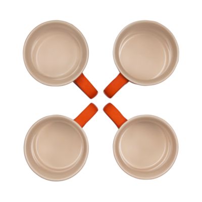 Stoneware Mugs, Set of 4