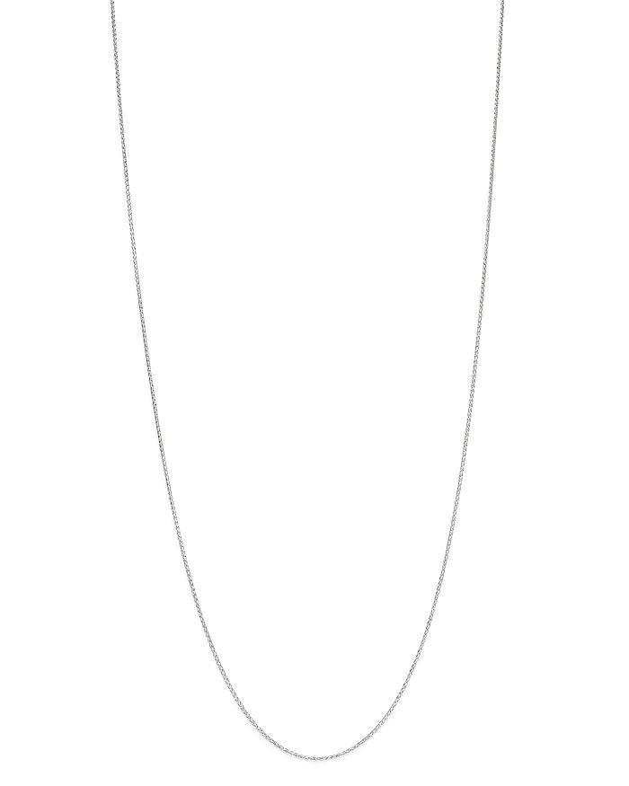 Bloomingdale's 14k White Gold Solid Wheat Chain Necklace, 20 - 100% Exclusive
