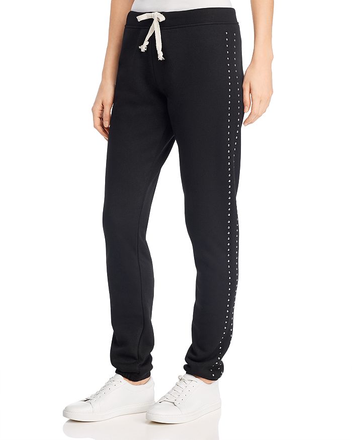 Theo & Spence Studded Sweatpants In Black