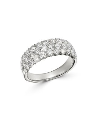 Bloomingdale's Fine Collection - Diamond Pav&eacute; Band Ring in 14K White Gold, 2.0 tcw