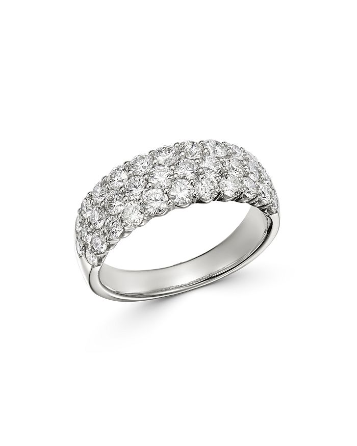 Bloomingdale's Diamond Pave Band Ring In 14k White Gold, 2.0 Ct. T.w. - 100% Exclusive
