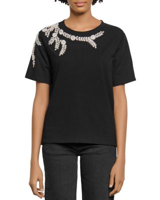 Sandro - Stras Beaded T-Shirt