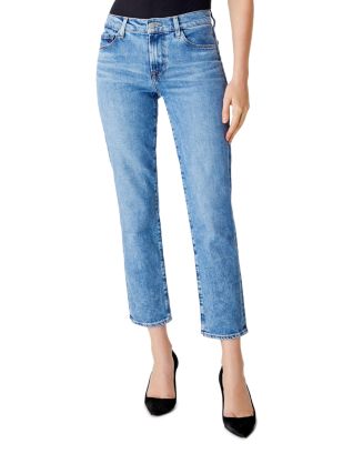 J Brand Adele Mid-Rise Straight Ankle Jeans in Chadron | Bloomingdale's