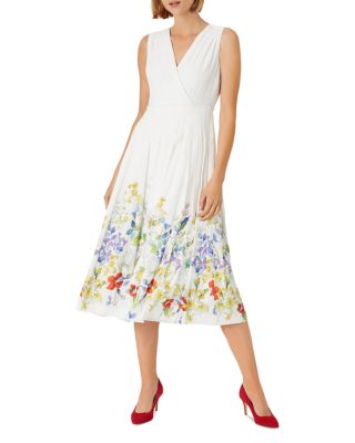 Hobbs London Floral Print Fit Flare Dress In Ivory Multi ModeSens   10888344 Fpx.tif