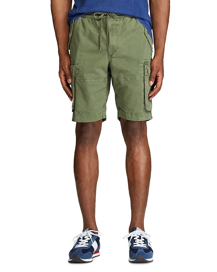 Polo Ralph Lauren Cotton Stretch Classic Fit Cargo Shorts In Army Olive