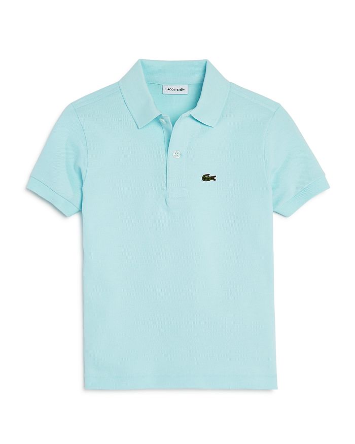 Lacoste Boys' Classic Pique Polo Shirt - Little Kid, Big Kid In Light Aquarium Blue