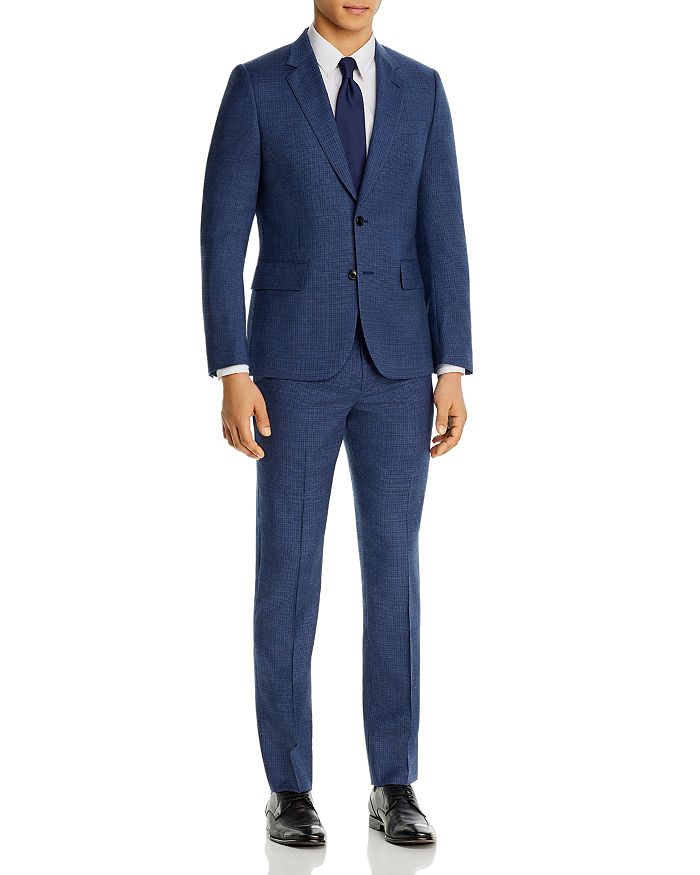 Paul Smith Soho Micro-check Extra Slim Fit Suit - 100% Exclusive In Blue